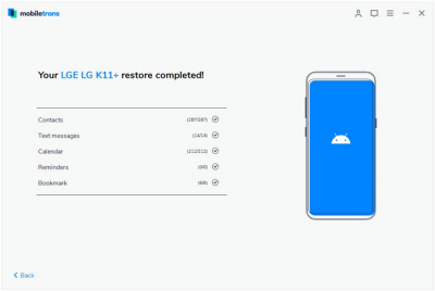 Capture d'écran de l'application Wondershare MobileTrans - #4