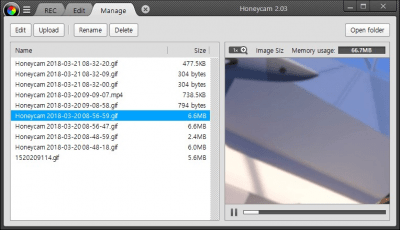 Capture d'écran de l'application Honeycam - #4