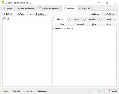 Capture d'écran de l'application Fort Firewall - #4