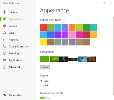Capture d'écran de l'application aText - #6