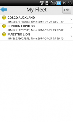Capture d'écran de l'application FindShip - #7