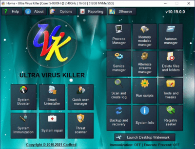 Capture d'écran de l'application Ultra Virus Killer - #1