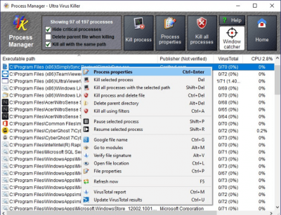 Capture d'écran de l'application Ultra Virus Killer - #6