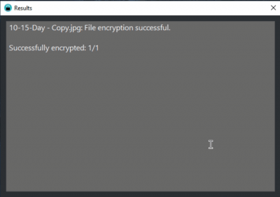 Capture d'écran de l'application Kryptor - #3