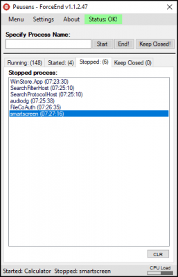 Capture d'écran de l'application Force-End - #3