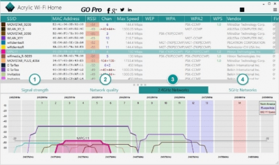 Capture d'écran de l'application Acrylic Wi-Fi Home - #3