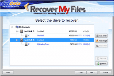 Capture d'écran de l'application Recover My Files Data Recovery - #1