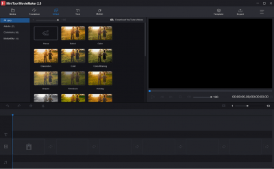 Capture d'écran de l'application MiniTool MovieMaker Free - #3