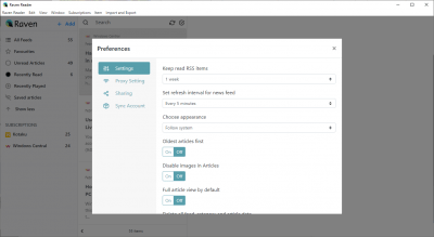 Capture d'écran de l'application Raven - #4