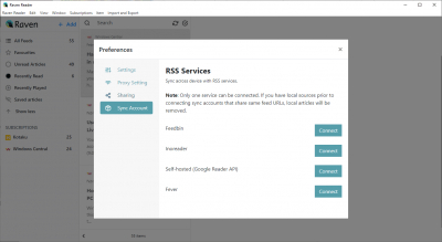 Capture d'écran de l'application Raven - #5