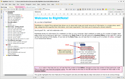 Capture d'écran de l'application RightNote - #1