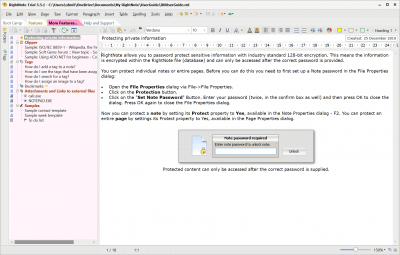 Capture d'écran de l'application RightNote - #3