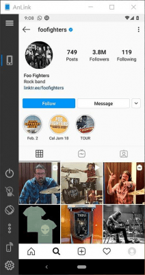 Capture d'écran de l'application AnLink - #3