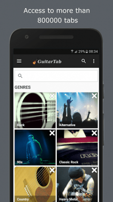 Capture d'écran de l'application GuitarTab - #1