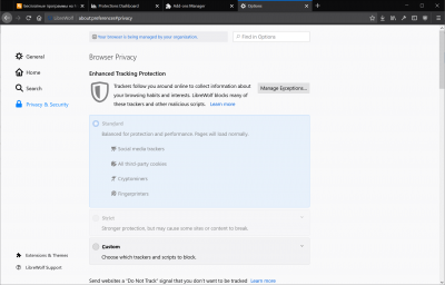 Capture d'écran de l'application LibreWolf - #4