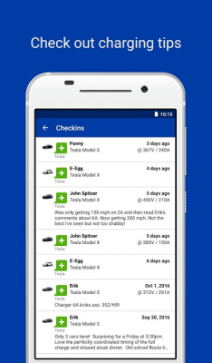 Capture d'écran de l'application PlugShare - #3
