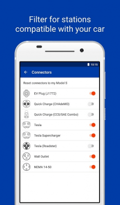 Capture d'écran de l'application PlugShare - #5