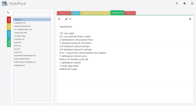 Capture d'écran de l'application Notepack - #4