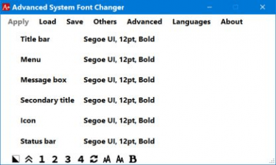 Capture d'écran de l'application Advanced System Font Changer - #1