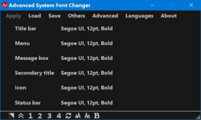 Capture d'écran de l'application Advanced System Font Changer - #2