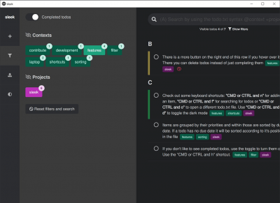 Capture d'écran de l'application sleek - #3