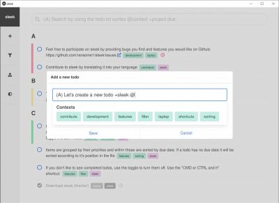 Capture d'écran de l'application sleek - #5