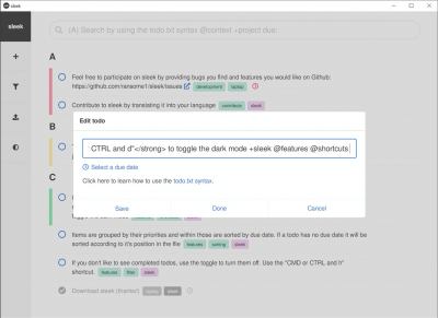 Capture d'écran de l'application sleek - #7