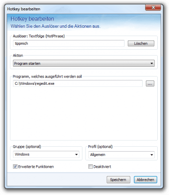 Capture d'écran de l'application HotkeyPro - #3