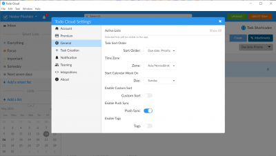 Capture d'écran de l'application Todo Cloud - #4