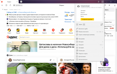Capture d'écran de l'application Yandex.Browser - #2