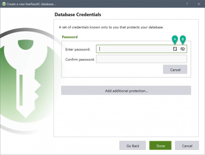 Capture d'écran de l'application KeePassXC - #4