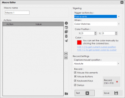 Capture d'écran de l'application TGM Gaming Macro - #4