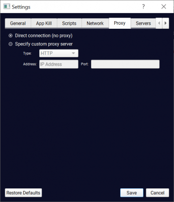 Capture d'écran de l'application TorGuard - #6