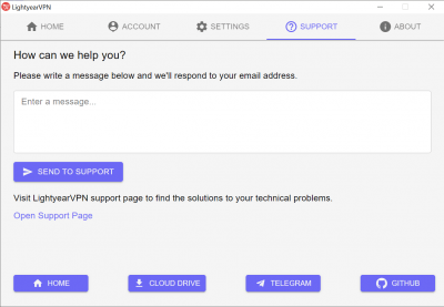 Capture d'écran de l'application LightyearVPN - #4