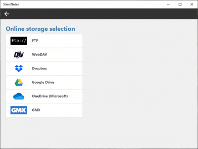Capture d'écran de l'application SilentNotes - #7