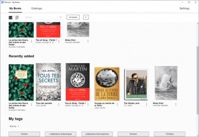 Capture d'écran de l'application Thorium Reader - #3