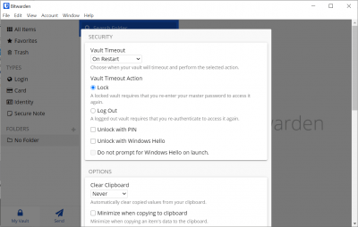 Capture d'écran de l'application Bitwarden Password Manager - #4