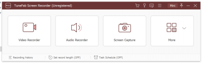 Capture d'écran de l'application TuneFab Screen Recorder - #1