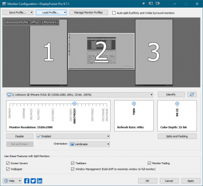 Capture d'écran de l'application DisplayFusion Pro - #3