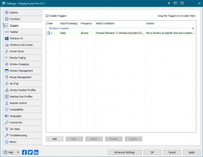 Capture d'écran de l'application DisplayFusion Pro - #8