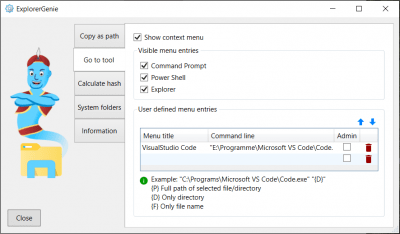 Capture d'écran de l'application ExplorerGenie - #4