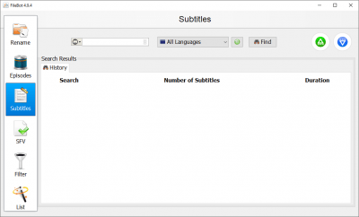 Capture d'écran de l'application FileBot - #3