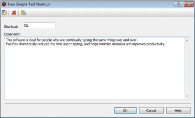 Capture d'écran de l'application FastFox Text Expander - #3
