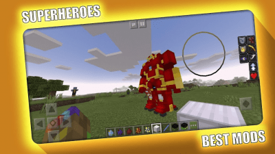 Capture d'écran de l'application Avengers Superheroes Mod for Minecraft PE - MCPE - #1