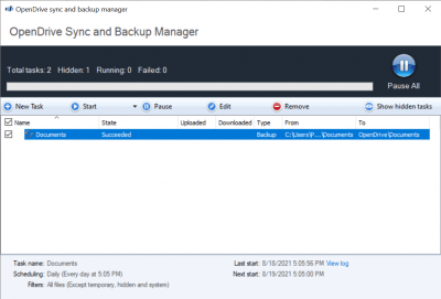 Capture d'écran de l'application OpenDrive - #5
