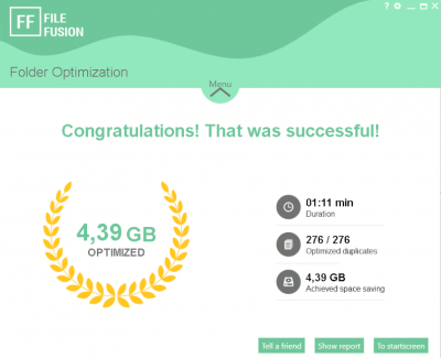 Capture d'écran de l'application FileFusion - #3