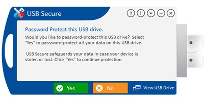 Capture d'écran de l'application USB Secure - #2