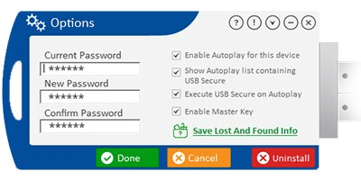 Capture d'écran de l'application USB Secure - #4