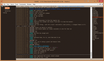 Capture d'écran de l'application AdiIRC - #5