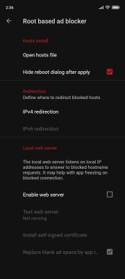 Capture d'écran de l'application AdAway - #5
